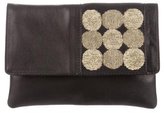 Thumbnail for your product : Dries Van Noten Leather Embroidered Pouch