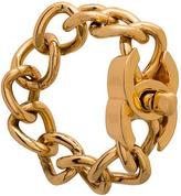 Chanel Vintage Cc Turnlock Chain Bracelet