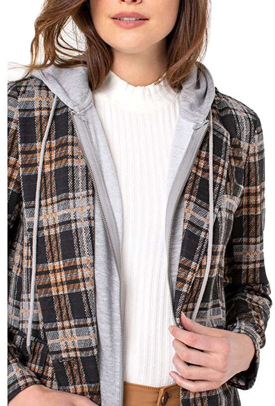 Liverpool Boyfriend Blazer with Removable Hoodie ShopStyle