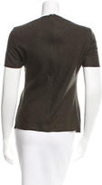 Thumbnail for your product : Prada Beaded Wool Top