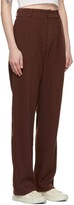 Thumbnail for your product : Lacausa Brown Echo Trousers