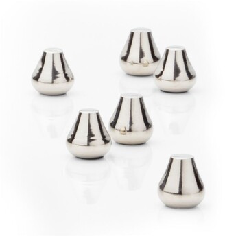 Crate & Barrel Silver Place Card Holders, Set of 6