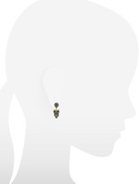 Thumbnail for your product : Alcozer & J Hanging Goldtone Brass w/Crystals Drop Earrings