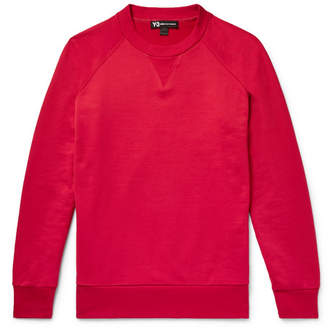Y-3 Printed Loopback Cotton-Jersey Sweatshirt