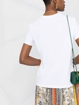 Thumbnail for your product : Ermanno Scervino floral logo-print T-shirt