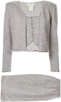 Valentino Pre Owned jacket, vest and skirt suit Valentino Pre Owned jacket, vest and skirt suit