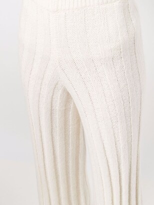 By Malene Birger Ribbed-Knit Trousers