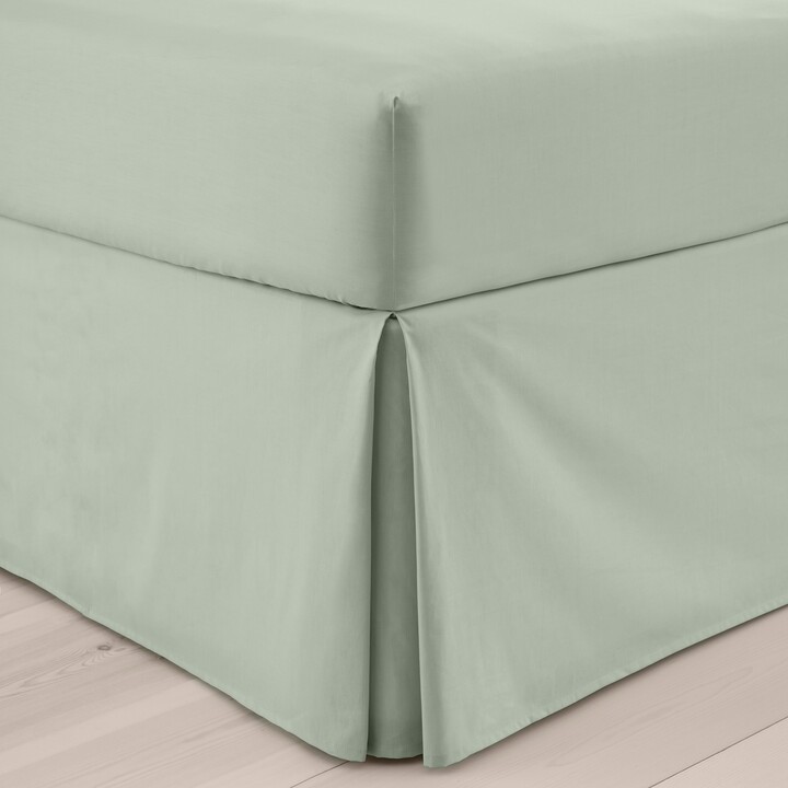 Dunelm Pure Cotton Valance Green ShopStyle Duvet Cover