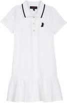Thumbnail for your product : Juicy Couture Pique Knit Peplum Polo Dress for Girls
