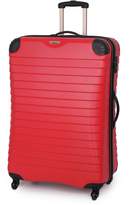 Thumbnail for your product : Linea Shell red 4 wheel hard large suitcase