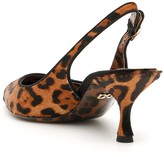 Thumbnail for your product : Dolce & Gabbana Leopard Print Lori Slingbacks