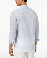 Thumbnail for your product : INC International Concepts Men's Band-Collar Striped Shirt, Only at Macy's