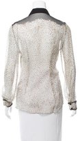 Thumbnail for your product : Proenza Schouler Printed Seersucker Blouse