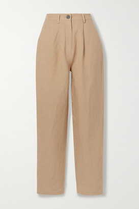 Mara Hoffman + Net Sustain Dita Tencel And Linen-blend Straight-leg Pants