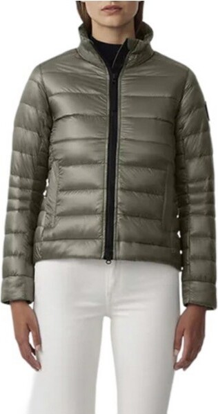 Canada Goose Women's Cypress Black Label Puffer Jacket Medium Smokey Sage