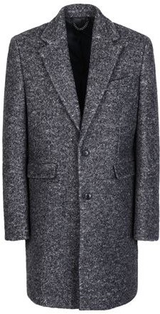 topman black overcoat
