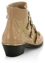 Thumbnail for your product : Chloé Susanna Studded Leather Ankle Boots