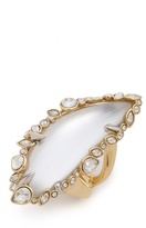 Thumbnail for your product : Alexis Bittar Two Tone Cocktail Ring with Crystals
