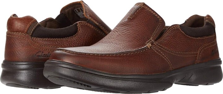 Clarks Bradley Free (Tan Tumbled Leather) Men's Shoes - ShopStyle Slip ...