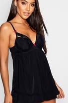 Thumbnail for your product : boohoo Lace Padded Babydoll