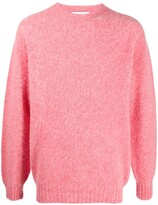 Thumbnail for your product : Harmony Paris Shaggy crewneck wool jumper