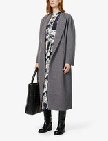 Thumbnail for your product : Whistles Graphic-print silk-crepe midi dress