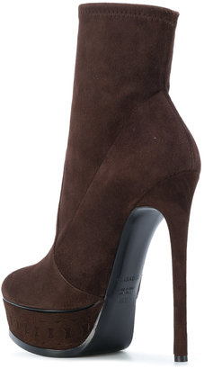 Casadei platform heeled sock boots