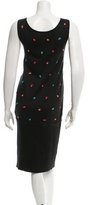 Thumbnail for your product : Cacharel Knit Floral Embellished Dress