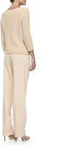 Thumbnail for your product : Michael Kors Pleated Slouch Trousers, Nude