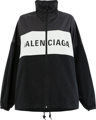 Balenciaga Logo Jacket | Shop the world's largest collection of 