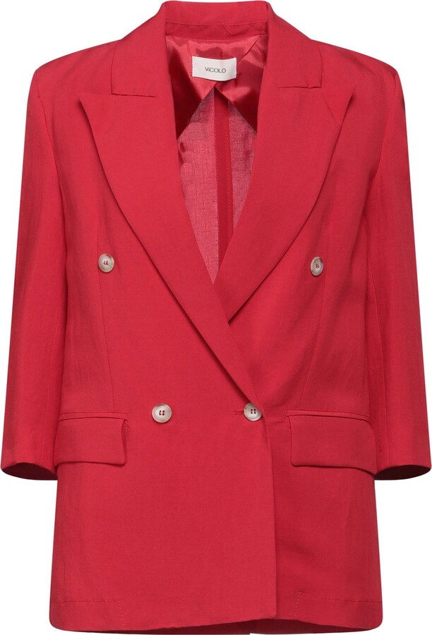 Vicolo Suit Jacket Red - ShopStyle