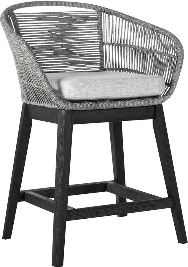 Armen Living Tutti Frutti Indoor Outdoor Counter Height Bar Stool