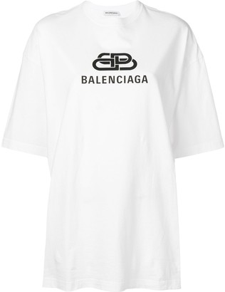 Balenciaga oversized BB logo T-shirt