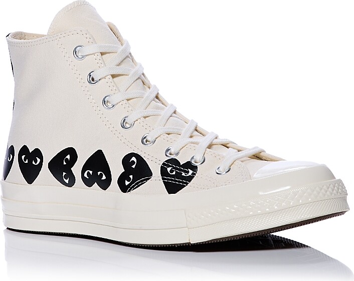 Comme des Garçons PLAY x Converse Unisex Chuck 70 Heart High Top Sneakers