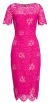 Thumbnail for your product : Lela Rose Women's Floral Lace Sheath Dress