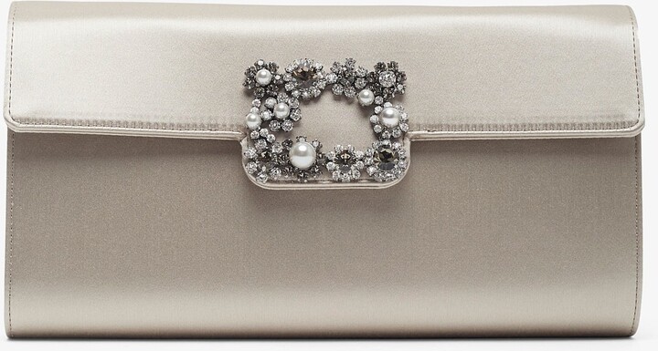 Roger Vivier Envelope flap flower bag