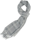 plaid fringe scarf