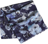 Thumbnail for your product : Johnston & Murphy Abstract Floral Scarf