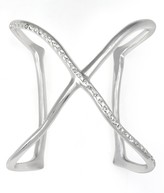 Thumbnail for your product : Sequin Open Pave Cuff, Silver