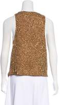 Thumbnail for your product : Haute Hippie Sleeveless Embellished Top w/ Tags