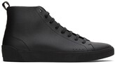 Thumbnail for your product : HUGO BOSS Black Leather Zero Sneakers