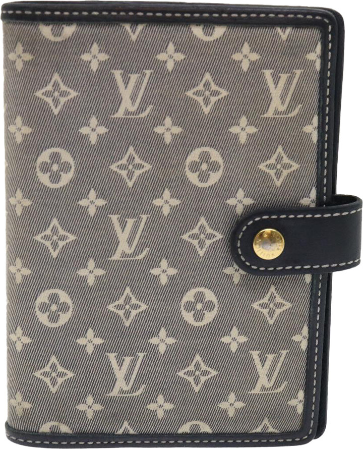 Louis Vuitton Porte Carte Simple Grey Canvas Wallet (Pre-Owned)