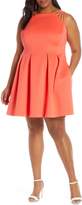 Thumbnail for your product : Vince Camuto Fit & Flare Scuba Dress