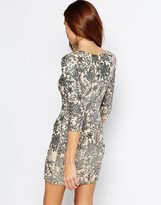 Thumbnail for your product : TFNC Bodycon Dress With Floral Sequin Embellishment