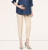 Thumbnail for your product : LOFT Maternity Stretch Cotton Cropped Pants