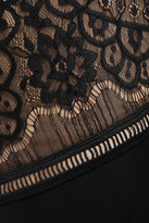 Thumbnail for your product : Catherine Deane Chantilly Lace And Ponte Dress