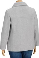 Thumbnail for your product : Old Navy Women's Plus Wool-Blend Funnel-Neck Jackets