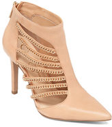 Thumbnail for your product : Jessica Simpson Camelia Leather Chain-Cut Booties