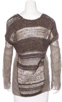 Thumbnail for your product : Helmut Lang Crocheted Silk Sweater