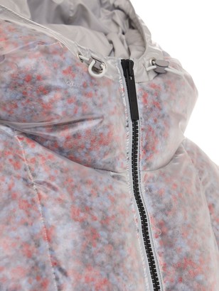 McQ Foam Transparent Crop Puffer Jacket